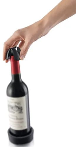 Vacu Vin Black Foil Cutter with 4 Stainless Steel Wheels | Ergonomic Wine Foil Remover thumbnail 2