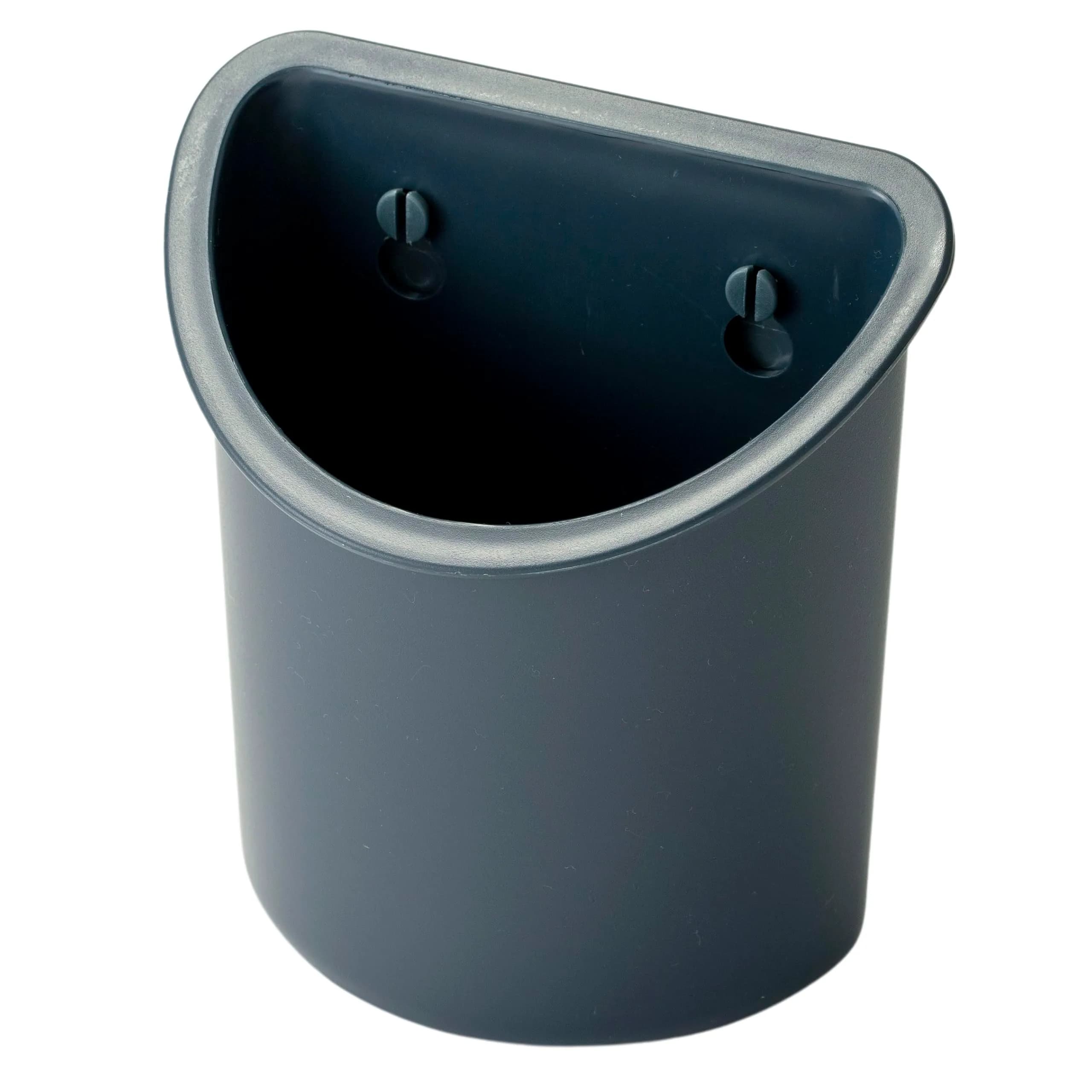 Officemate Wall-Mount Pencil Cup Gray | Space-Saving Desk Organizer for Office & School Supplies