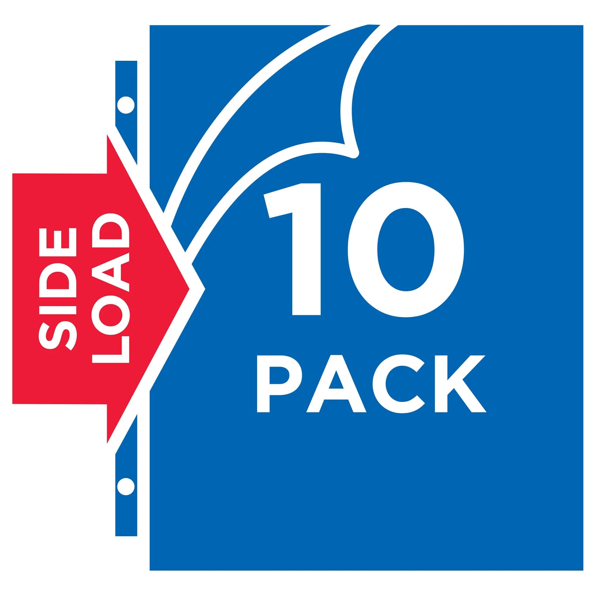 Avery Diamond Clear Quick Load Sheet Protectors 8.5" x 11" (10-Pack) | Top & Side Load for Easy Access - view 5