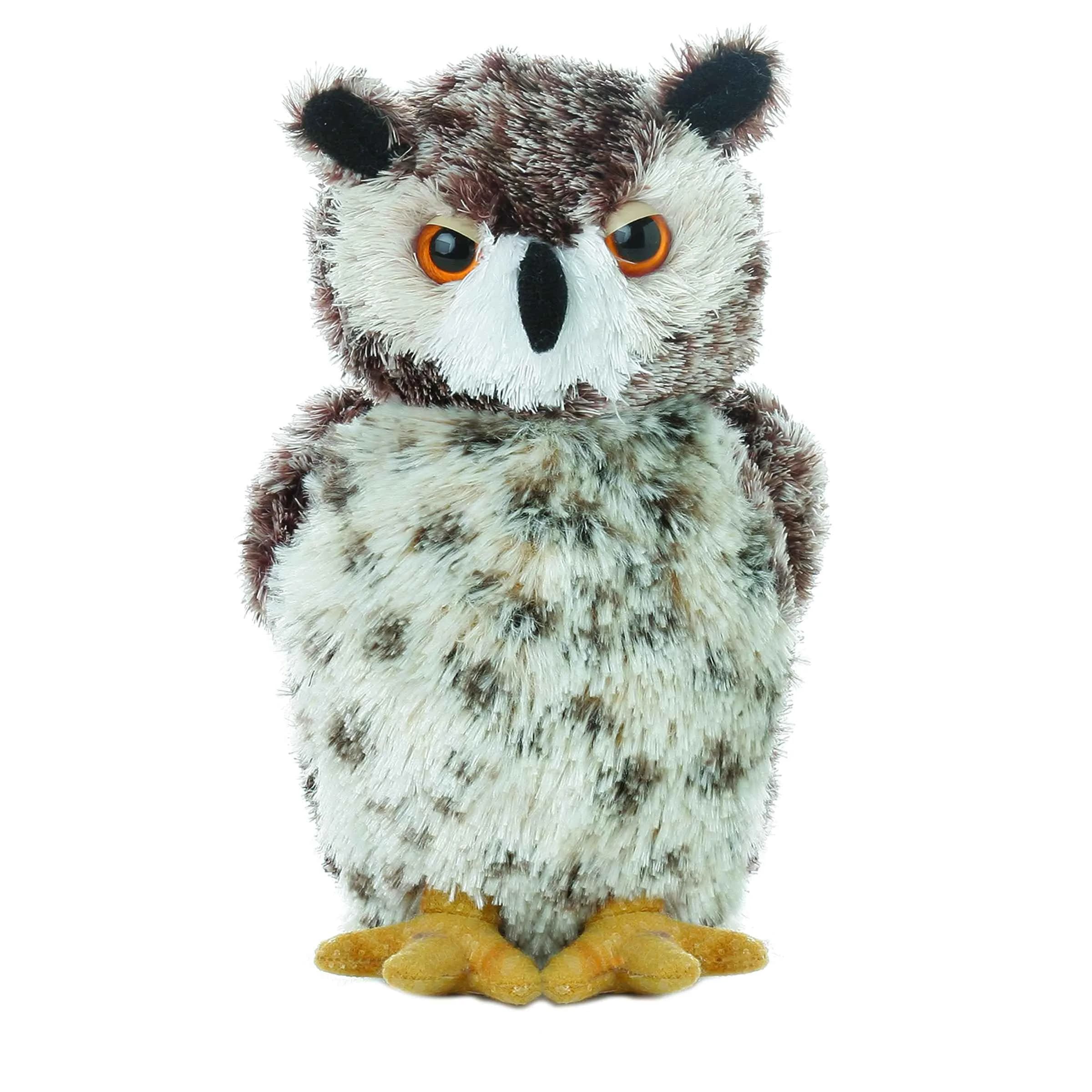 Aurora Mini Flopsie Osmond Owl Plush 7" | ASTM-Tested Toy