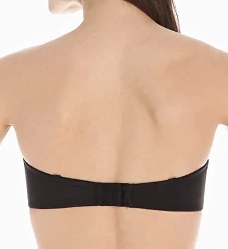 Va Bien Ultra-Lift Perfect Strapless Bra (36G) Black | Patented Support & Silicone Back thumbnail 4