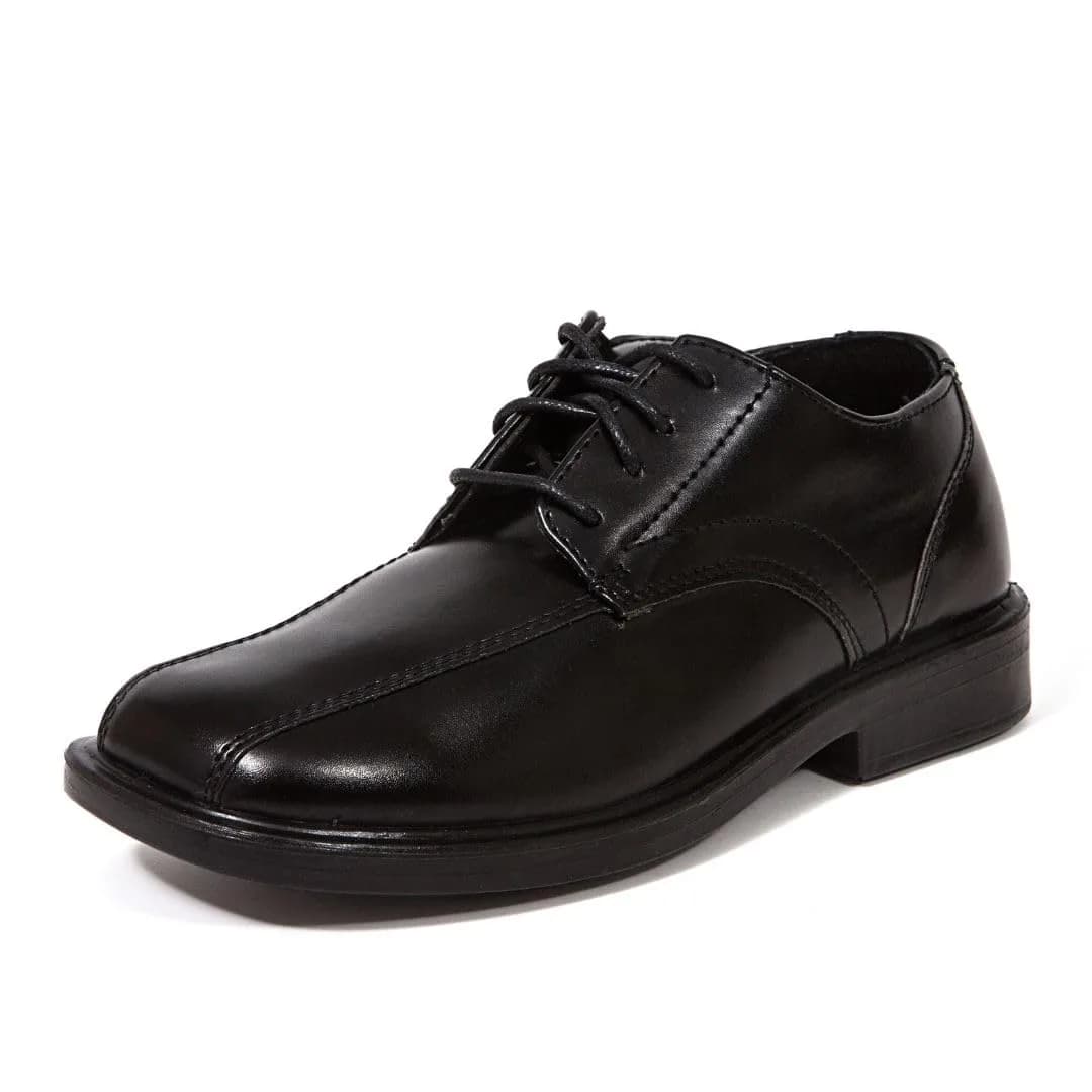 Deer Stags Gabe Lace-Up Dress Oxford, Black, 2 M US Little Kid | Formal Dress Shoe for Kids