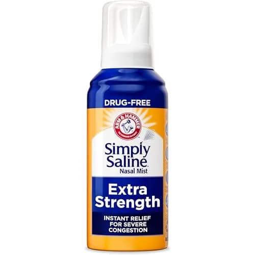 Arm & Hammer Simply Saline Nasal Mist Extra Strength 47ml (1.6 Fl Oz) | Drug-Free Congestion Relief thumbnail 1