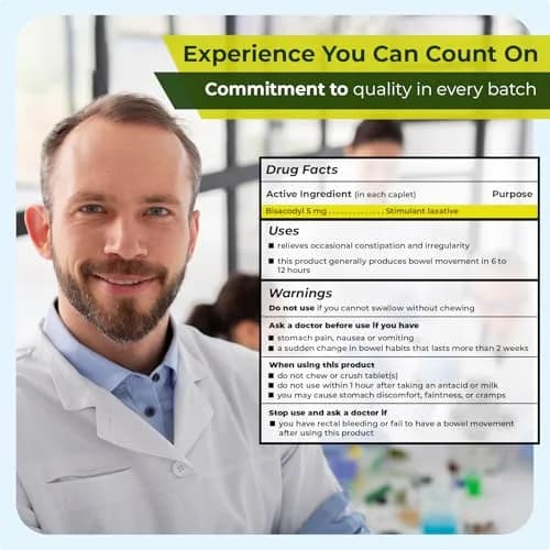 TIME-CAP LABS, INC. Timely Laxative Bisacodyl 5mg Tablets | Overnight Constipation Relief for Adults (1000 Tablets) thumbnail 9