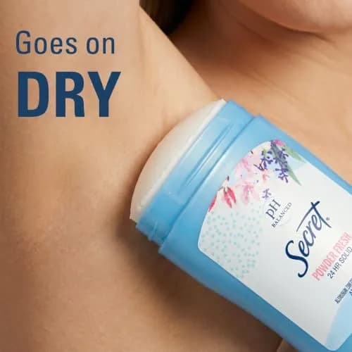 Secret Powder Fresh Antiperspirant Deodorant for Women, 50ml (1.7 oz) | 24hr Sweat & Odor Protection thumbnail 5
