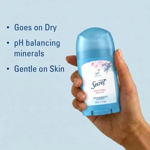 Secret Powder Fresh Antiperspirant Deodorant for Women, 50ml (1.7 oz) | 24hr Sweat & Odor Protection thumbnail 2