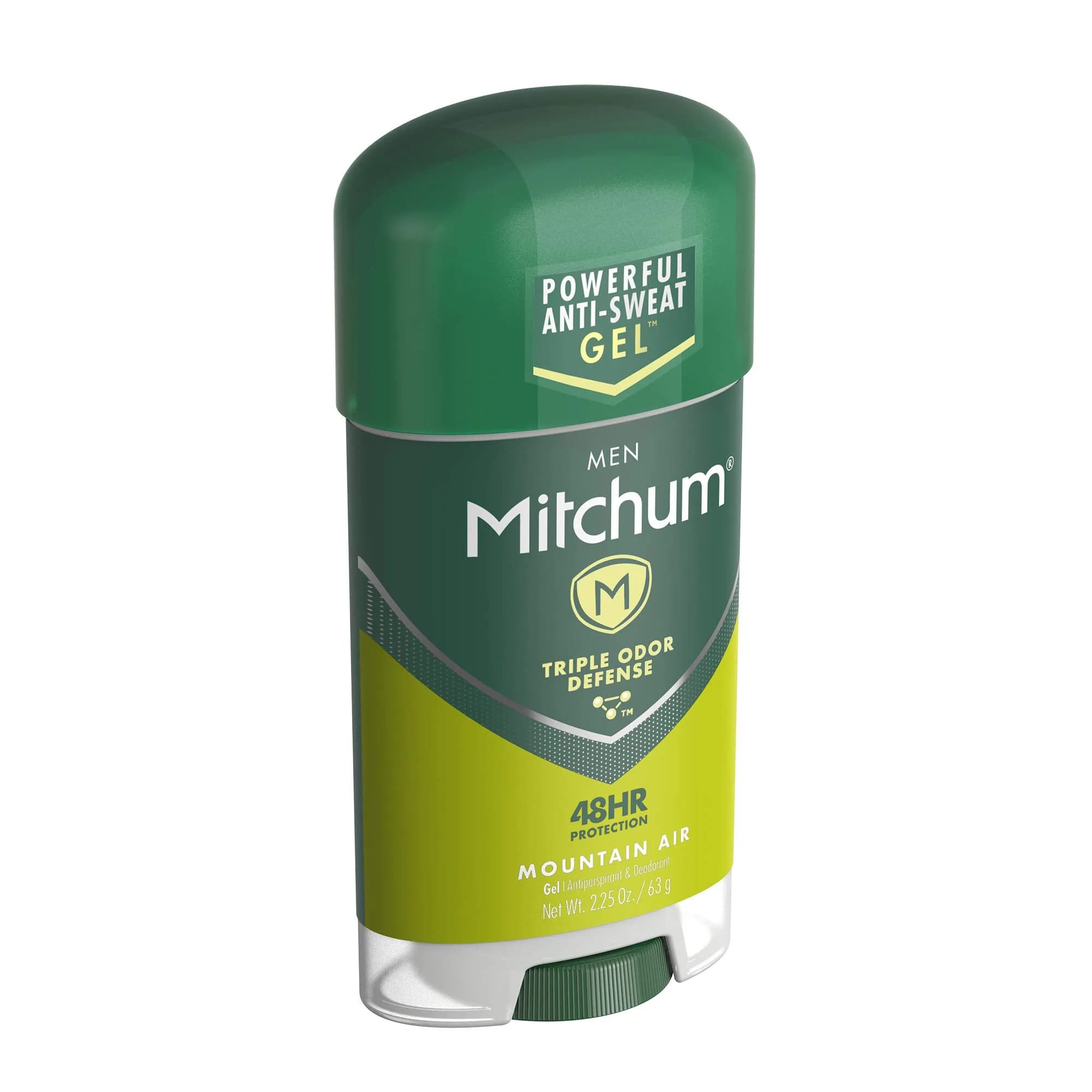 Mitchum Men's Antiperspirant Deodorant Stick, Triple Odor Defense Gel, 48 Hr Protection, Mountain Air, 64g (2.25 oz) | Clinically Proven Wetness Protection - view 3