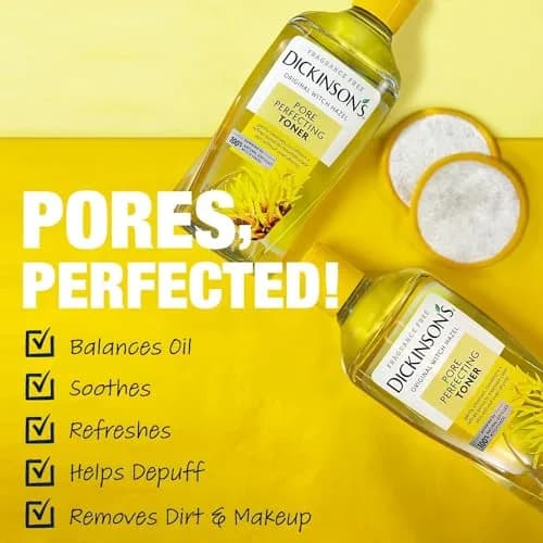 Dickinson's Original Witch Hazel Pore Perfecting Toner 473ml (16 Fl Oz) | Natural Distilled Witch Hazel for Pores thumbnail 3