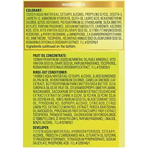 Garnier Nutrisse Permanent Hair Color Creme, 100 Extra-Light Natural Blonde (Chamomile) | Nourishing Triple Fruit Oil Formula thumbnail 7