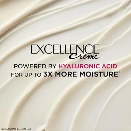 L'Oreal Paris Excellence Crème Permanent Hair Dye 3 Natural Black | Triple Care Color Routine with Hyaluronic Acid for 100% Gray Coverage thumbnail 7