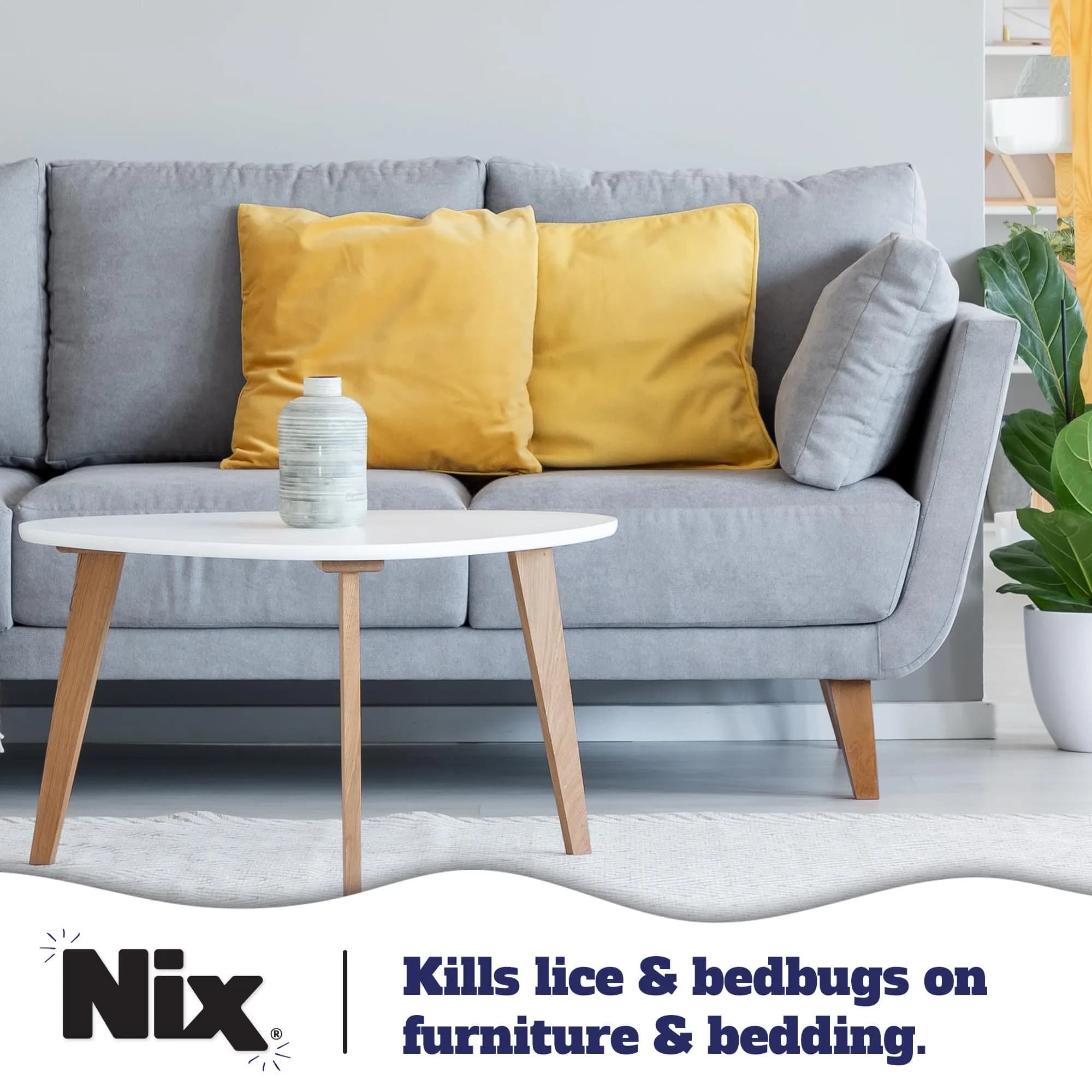 Nix Home Use Lice & Bed Bug Killing Spray 148ml (5 Fl Oz) | Kills Lice on Furniture & Bedding - view 4