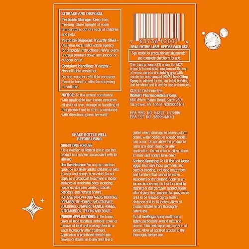 Nix Home Use Lice & Bed Bug Killing Spray 148ml (5 Fl Oz) | Kills Lice on Furniture & Bedding thumbnail 5