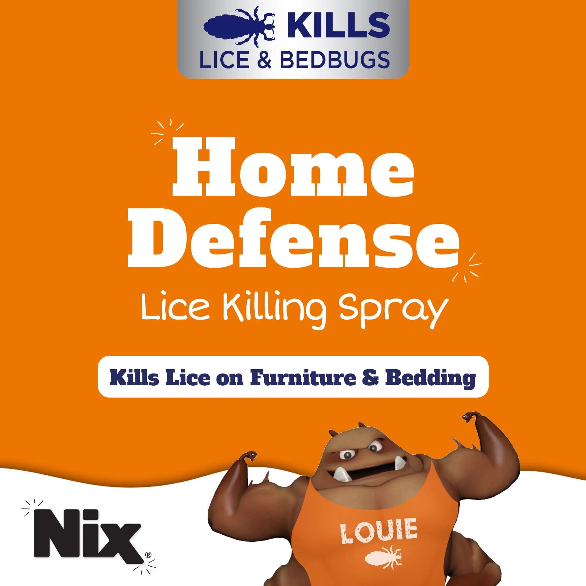 Nix Home Use Lice & Bed Bug Killing Spray 148ml (5 Fl Oz) | Kills Lice on Furniture & Bedding - view 2