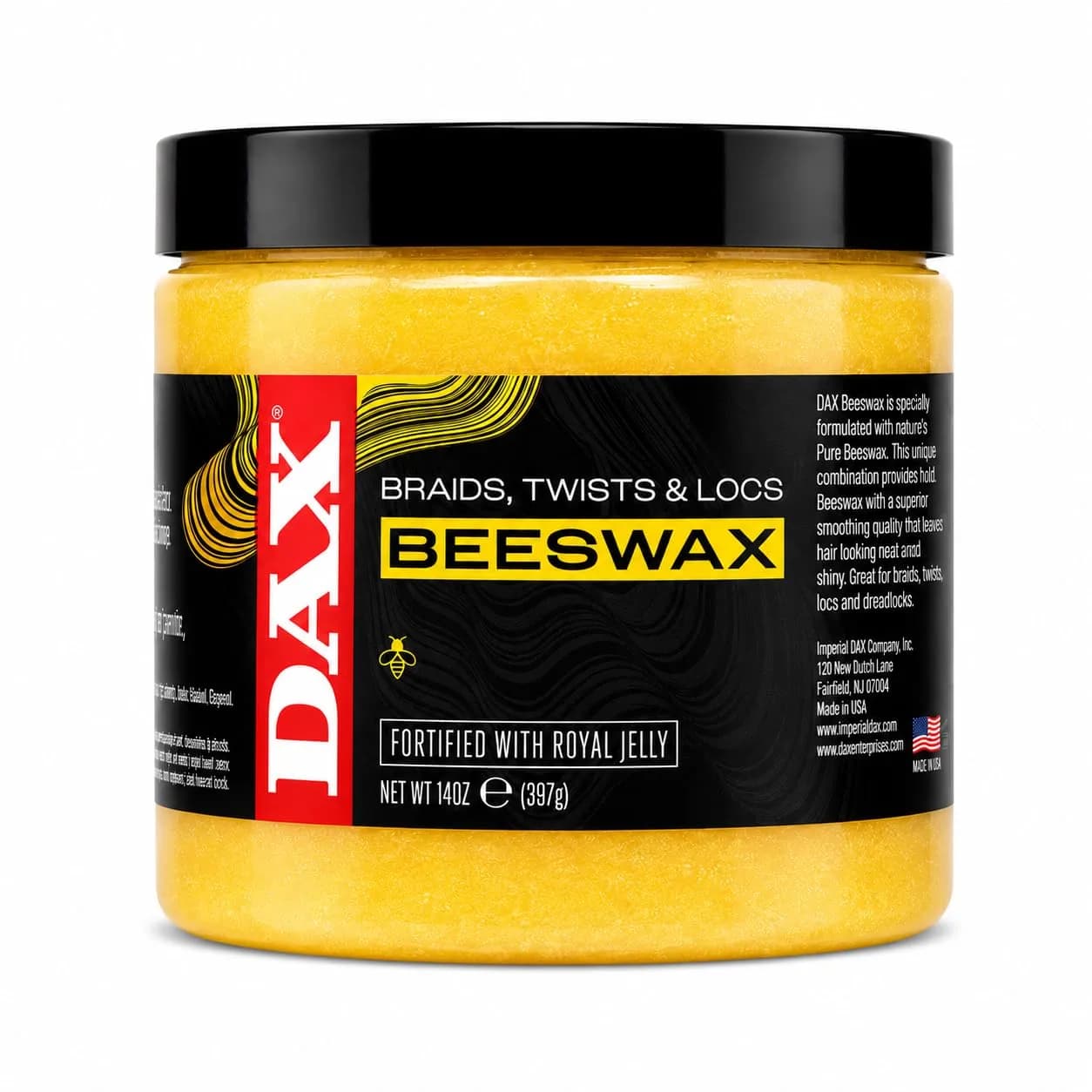 DAX Bees-Wax 14 Ounce | Moisturizes, Holds & Protects Curly & Coarse Hair - main product image
