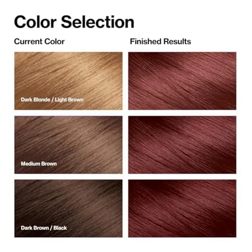 Revlon Colorsilk 49 Auburn Brown Permanent Hair Dye - Ammonia-Free, Keratin, 100% Gray Coverage thumbnail 2