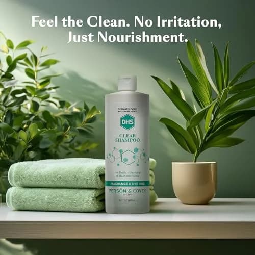 DHS Clear Shampoo for Sensitive Skin 16oz | Gentle, Fragrance-Free, Dermatologist Recommended thumbnail 7