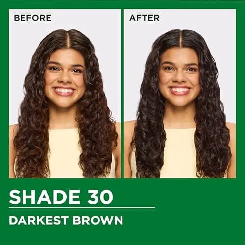 Garnier Nutrisse Ultra Crème Hair Color 30 Darkest Brown | 100% Gray Coverage & Nourishing Fruit Oils thumbnail 5