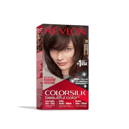 Revlon Colorsilk Beautiful Color Permanent Hair Dye 283.91ml (100% Gray Coverage, Ammonia Free) | Keratin-Enriched thumbnail 1