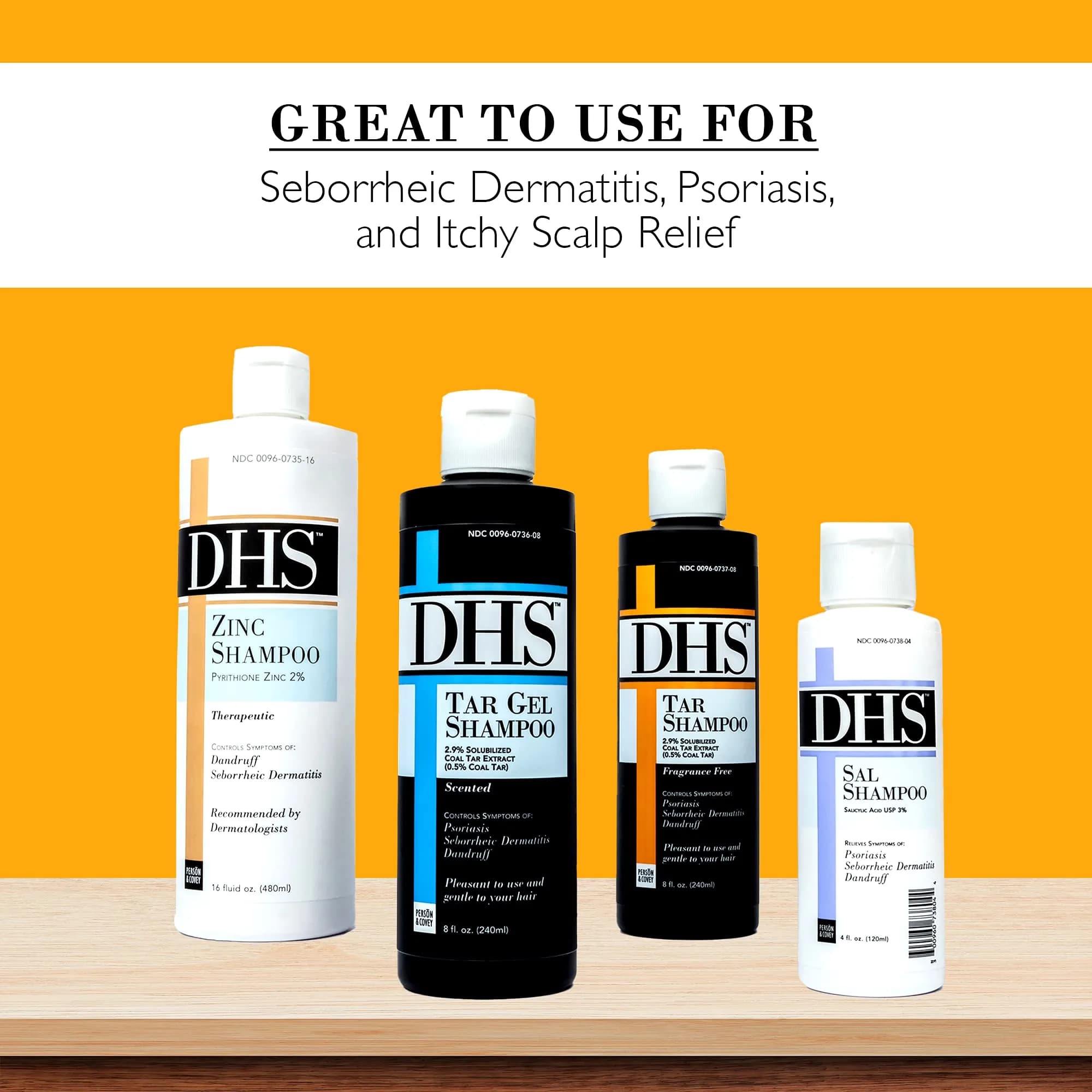 DHS Tar Shampoo 240ml (8 Fl Oz) | Controls Scalp Itching, Flaking & Dermatitis - view 6