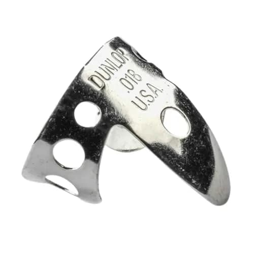 Jim Dunlop Nickel Silver Fingerpicks .018 IN | Bright, Classic Sound for Guitar & Banjo thumbnail 3