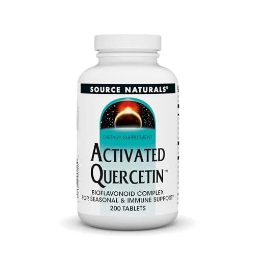 Source Naturals Activated Quercetin - 200 Tablets | Plant-Derived Bioflavonoid for Immune & Seasonal Support thumbnail 1