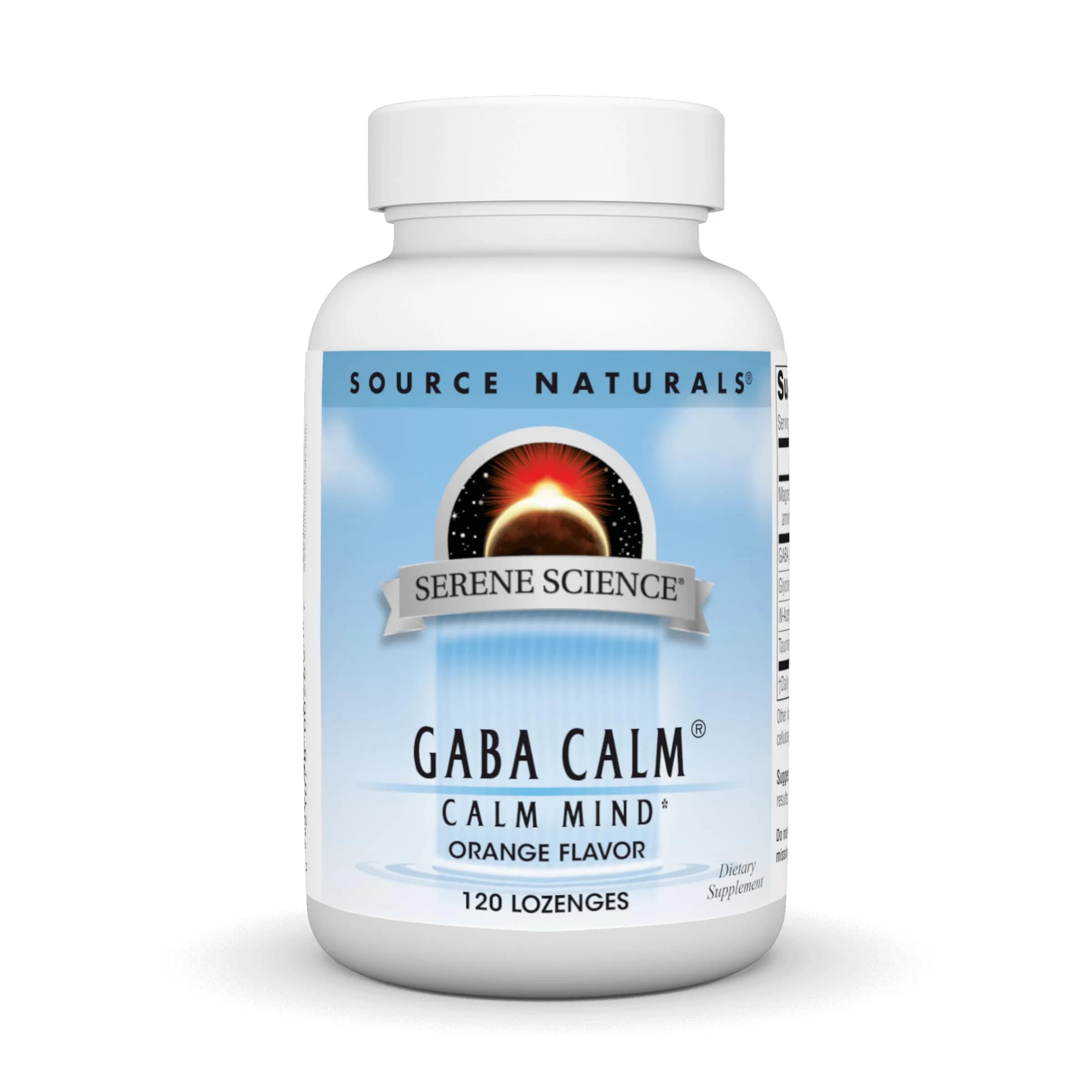 Source Naturals Serene Science GABA Calm -120 Lozenges | Supports Calm Mood & Relaxation