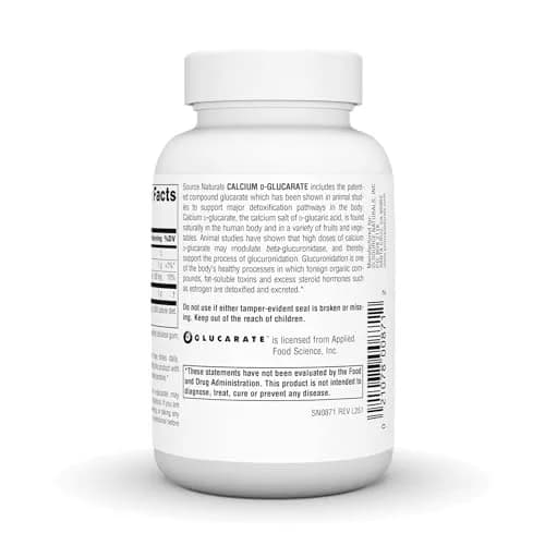 Source Naturals Calcium D-Glucarate 500 mg 120 Tablets | Supports Detoxification Pathways thumbnail 4