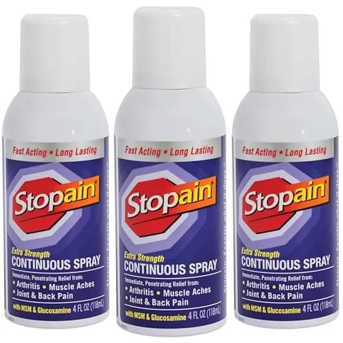 Stopain Pain Relief Spray 4oz | Fast-Acting Max Strength Topical Analgesic for Arthritis & Muscle Pain thumbnail 1
