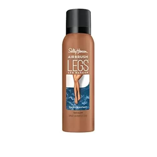 Sally Hansen Airbrush Legs Spray-On Makeup Tan Glow 125ml (4.4 Fl Oz) | Water Resistant & Transfer Proof thumbnail 1