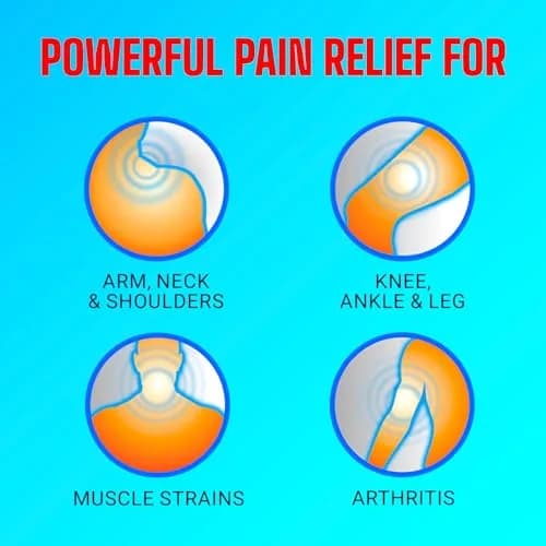 Icy Hot Original Pain Relief Patches Medium Size 5 Count (0.6 oz) | FDA Approved Medication for Backaches, Joints, Muscle Strains and Arthritis thumbnail 3