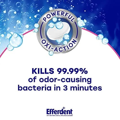Efferdent Denture Cleaner Tablets Complete Clean 44 Count | Kills 99.99% Bacteria in 3 Minutes thumbnail 2
