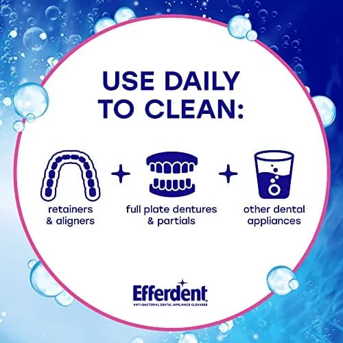 Efferdent Denture Cleaner Tablets Complete Clean 44 Count | Kills 99.99% Bacteria in 3 Minutes thumbnail 3