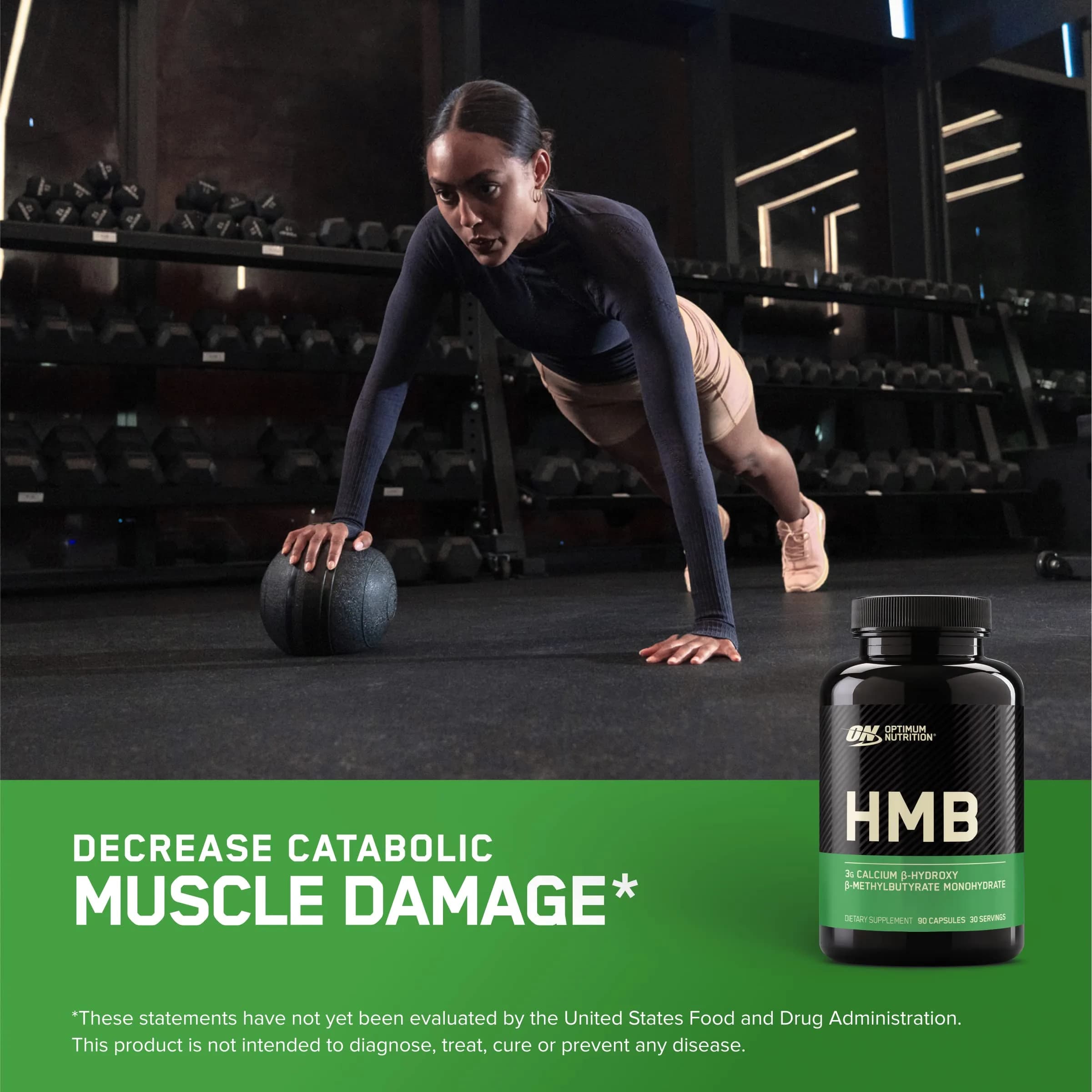 Optimum Nutrition HMB Capsules 3g (90 Count) | Supports Muscle Strength & Repair - view 3