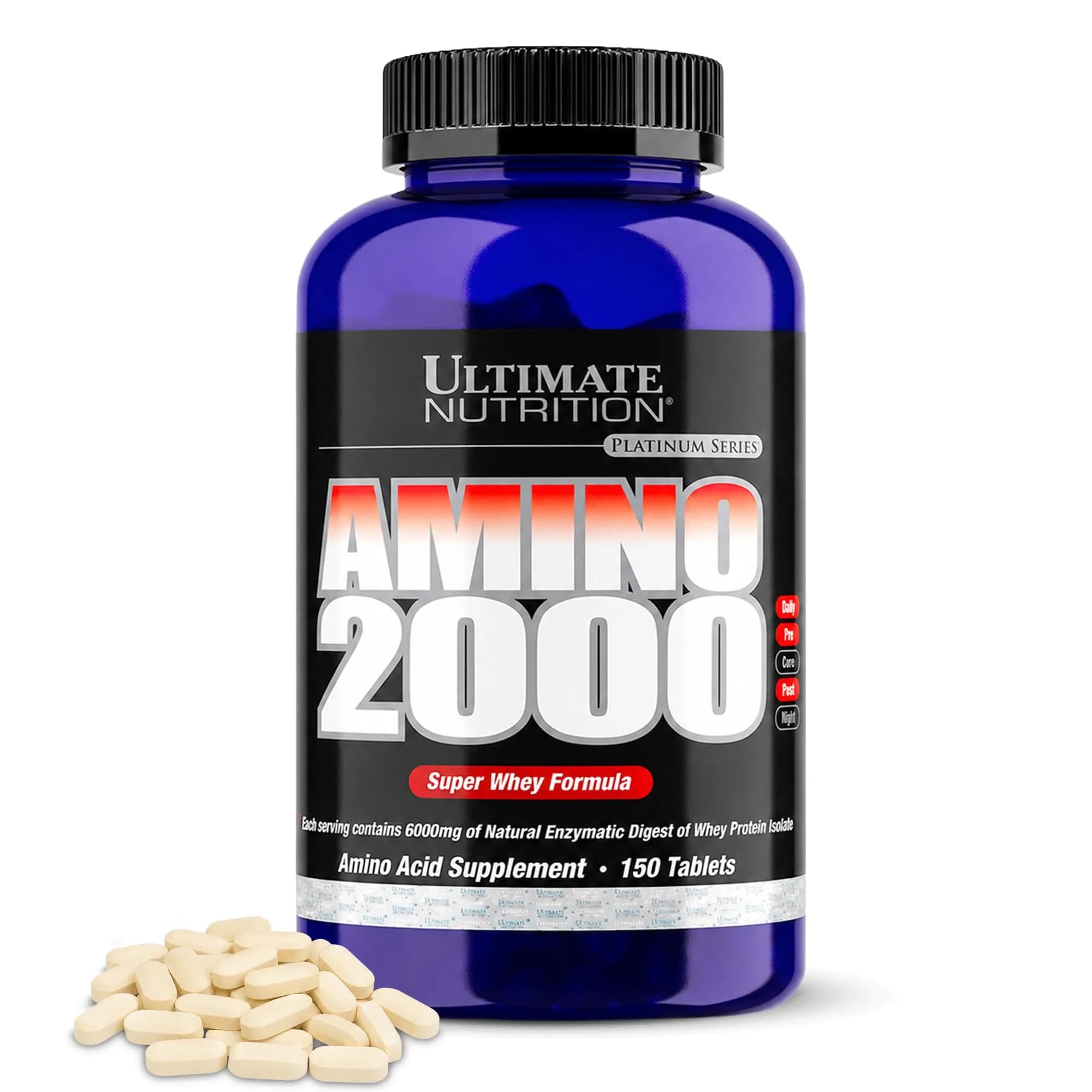 Ultimate Nutrition Amino 2000 Tablets 150 Count | Supports Muscle Growth & Recovery