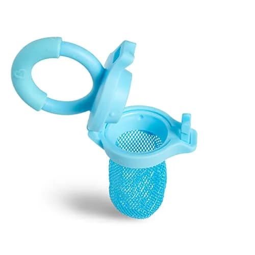 Munchkin Baby Fresh Food Feeder 2 Pack Blue/Mint | BPA-Free Mesh for 6+ Months thumbnail 2