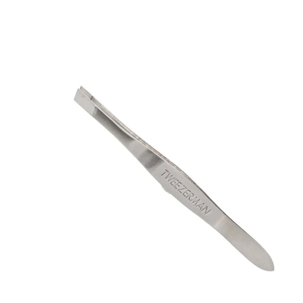 Tweezerman Slant Tweezerette Stainless Steel | Hand-Finished Precision Hair Removal Tool