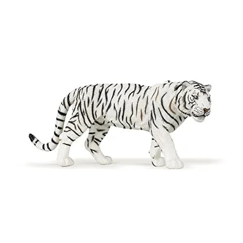Papo White Tiger Figurine Large Collectible | Educational Animal Play Toy for Kids 3+ thumbnail 1