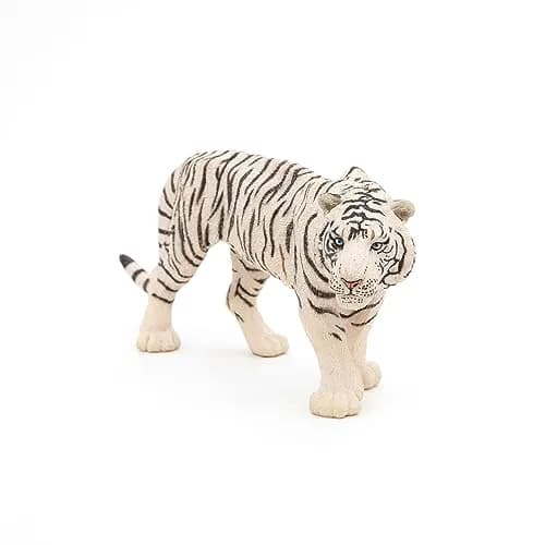Papo White Tiger Figurine Large Collectible | Educational Animal Play Toy for Kids 3+ thumbnail 4
