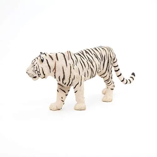 Papo White Tiger Figurine Large Collectible | Educational Animal Play Toy for Kids 3+ thumbnail 6