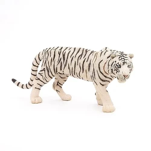 Papo White Tiger Figurine Large Collectible | Educational Animal Play Toy for Kids 3+ thumbnail 3