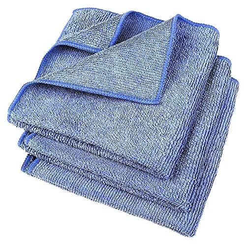 Buffalo Industries Microfiber Cleaning Cloths 12" x 12" Pack of 3 | Ultra-Absorbent, Gentle & Safe for Fine Finishes thumbnail 1