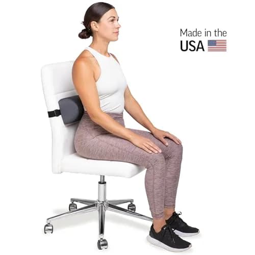 OPTP The Original McKenzie D-Section Lumbar Roll – Large, Firm Density | Support for Office & Travel thumbnail 2