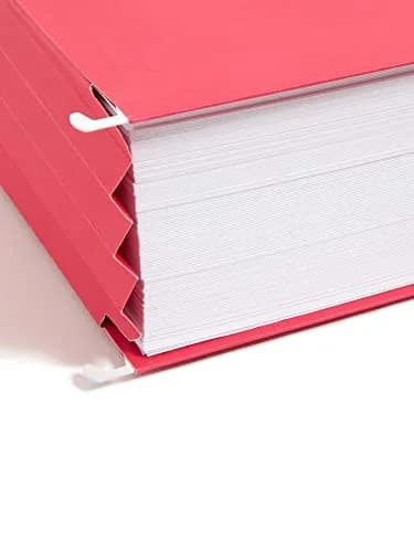SMEAD Hanging Pocket with Full-Height Gusset, 3-1/2" Expansion, Letter Size, Assorted Colors, 4 per Pack thumbnail 5