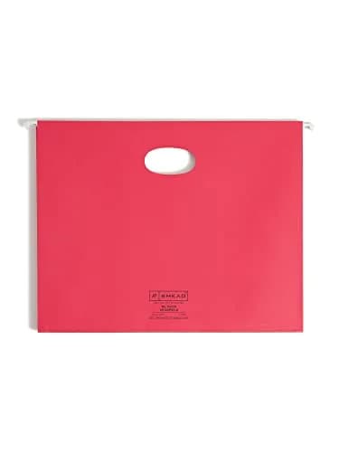 SMEAD Hanging Pocket with Full-Height Gusset, 3-1/2" Expansion, Letter Size, Assorted Colors, 4 per Pack thumbnail 2