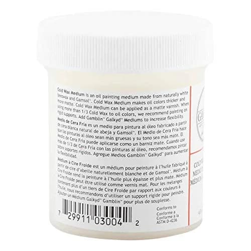Gamblin Cold Wax Oil Painting Medium Clear 118ml (4 fl oz) | For Oil & Alkyd Paints thumbnail 3