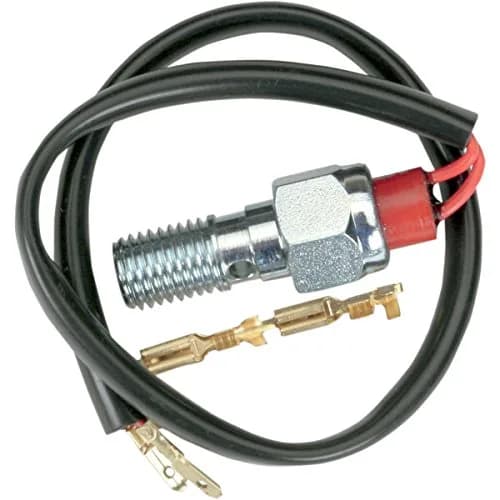 Goodridge 10mm x 1.25mm Chrome Pressure Brake Light Switch Banjo Bolt | Replaces OEM for Master Cylinder Conversions thumbnail 1