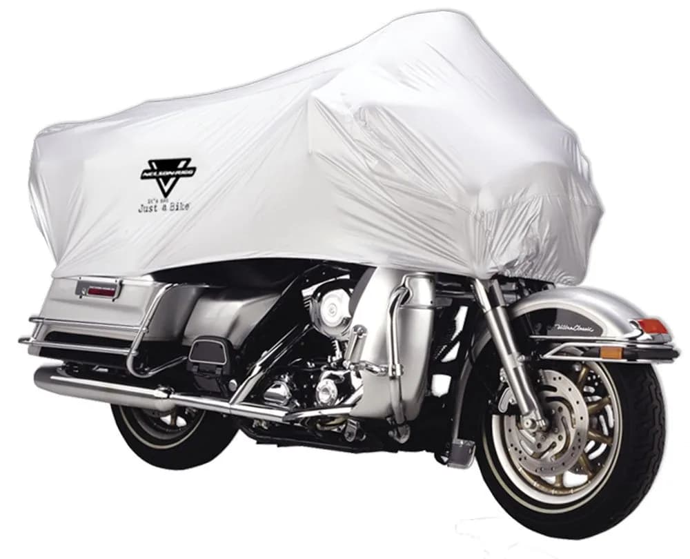 Nelson-Rigg XL Motorcycle Half Cover All-Weather | Waterproof, UV Protected, Fits Most Touring Bikes — Silver