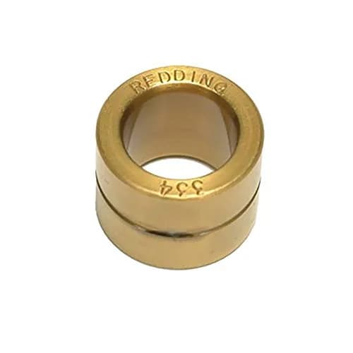 Redding Titanium Nitride 1/2'' O.D. x 3/8'' Long Neck Sizing Bushing | Precision Steel Reloading Tool thumbnail 2
