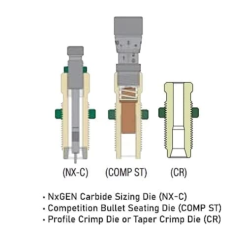 Redding NxGEN Carbide Competition Pro Series Durable Gunsmithing Reloading Die Set for 38 Special/357 Magnum | Precision & Quality thumbnail 5