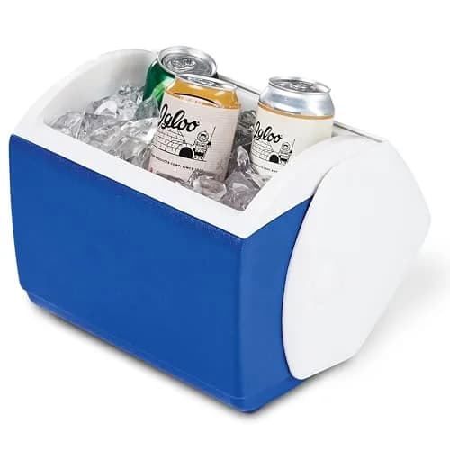 Igloo Playmate Pal 7 Qt Cooler | Blue/White Portable Insulated Ice Chest thumbnail 6